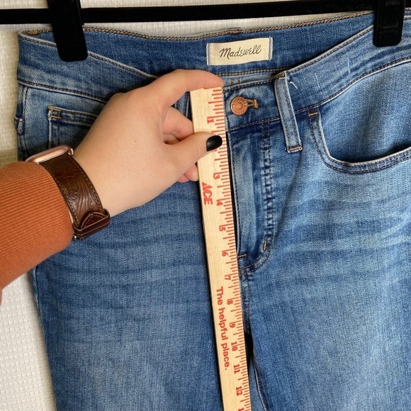 Madewell | 9” Mid‎ Rise Skinny Jeans 27 Medium Wash - Picture 6 of 8